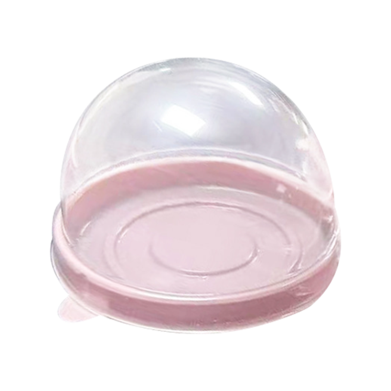 Caja de soporte de cupcake de compartimento circular desechable