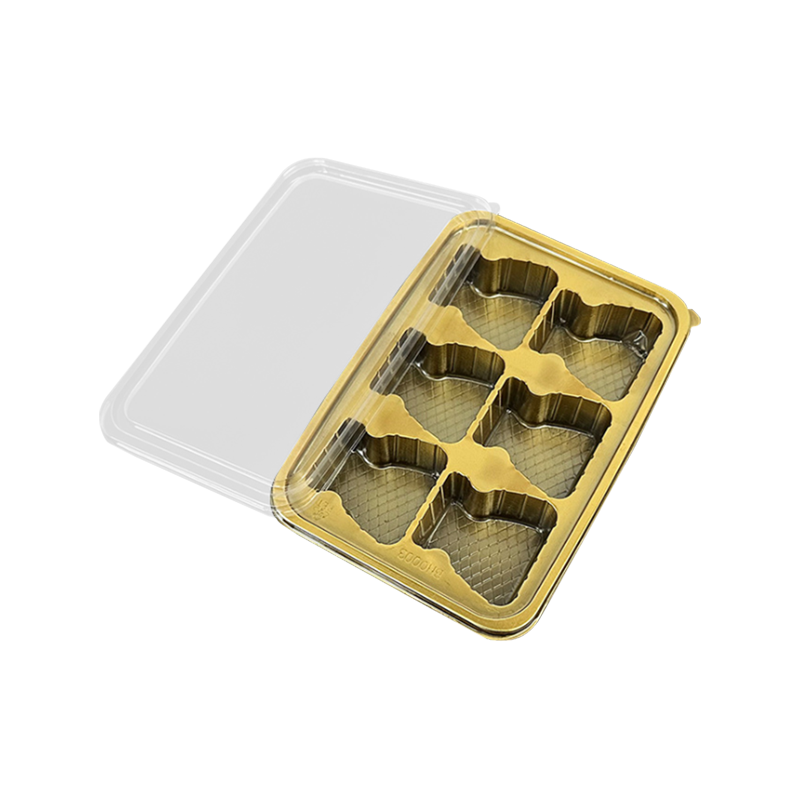 Caja de envasado de plástico de cubierta de burbujas de caramelo