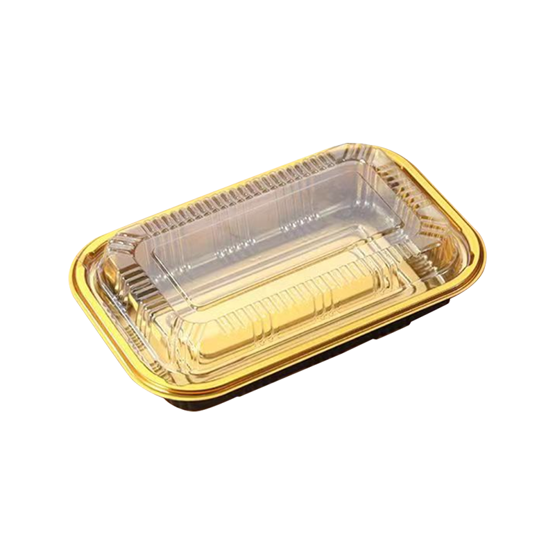 Caja de envasado de alimentos de ensalada desechable con cubierta anti antiniebla