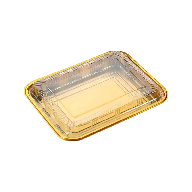 Caja de sushi japonesa de oro desechable
