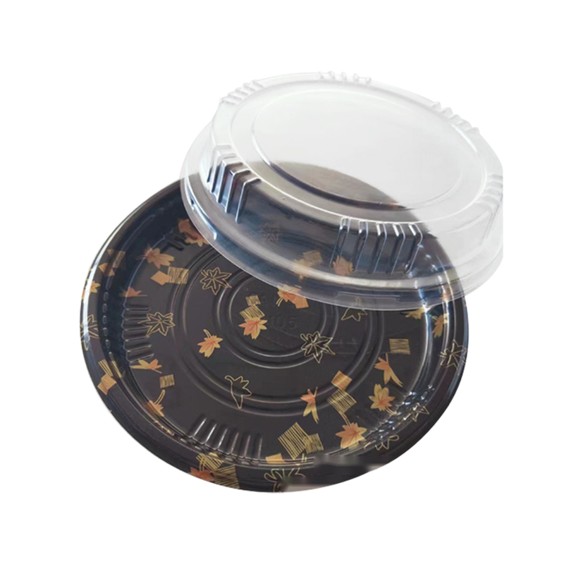 Placa de sándwich circular con tapa
