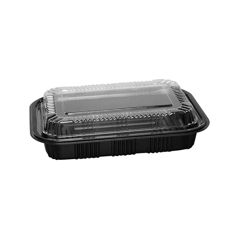 Caja de envasado de rollo de pastel de sushi de postre rectangular